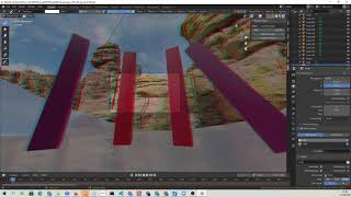 Rendering a stereoscopic 360 animation with Blender EEVEE [upl. by Ainolloppa296]