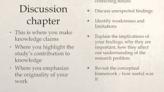 Results Discussion Conclusion chapters [upl. by Kwon]