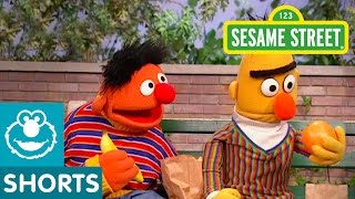 Sesame Street Bert amp Ernie Discuss Fruit [upl. by Harlin]