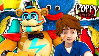 Glamrock Freddy and Gregory Play POPPY PLAYTIME CHAPTER 1 [upl. by Hertzfeld]