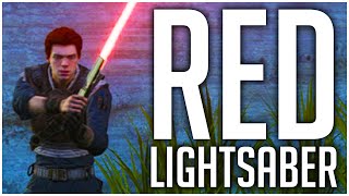 How to Unlock the RED LIGHTSABER in Star Wars Jedi Fallen Order [upl. by Trenna347]