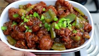 Gobi Manchurian Gravy in Malayalam  Restaurant Style Gobi Manchurian Recipe [upl. by Noirda]