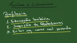 Teníase e Cisticercose  Resumo  Parasitologia [upl. by Baggett]