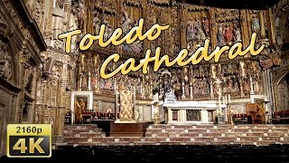 Toledo Cathedral  Spain 4K Travel Channel [upl. by Doralia]