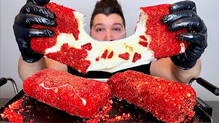 GIANT CHEESE STUFFED CHEETO • Mukbang amp Recipe [upl. by Brainard8]