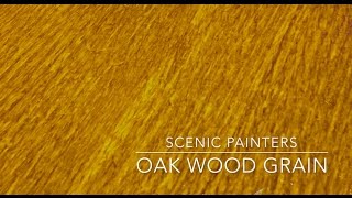 Oak Woodgraining at Scenic Painters [upl. by Annoynek]