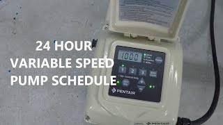 How To Program A Variable Speed Pump Schedule [upl. by Fihsak]