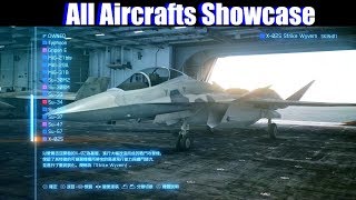 Ace Combat 7  All Planes Unlocked Showcase Ace S Rank All Missions Cleared [upl. by Trautman]