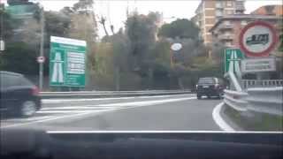 A12 autostrada Chiavari Genova  E80 [upl. by Nangatrad140]