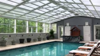 RollACover Motorized Pool Enclosure  Suncover  Motorized Pool Roof [upl. by Longtin344]