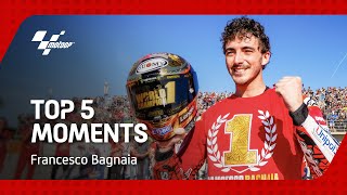 Francesco Bagnaia 🥇  Top 5 Moments of 2022 [upl. by Crabb]