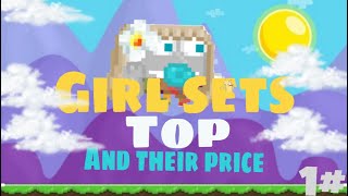 Growtopia  Top 100 Boy Sets [upl. by Repsihw]