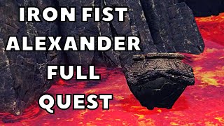 IRON FIST ALEXANDER FULL QUEST GUIDE  ELDEN RING [upl. by Farrison]