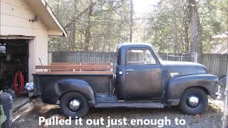 1949 Chevy 3100 restoration Part 1 [upl. by Aikaj550]