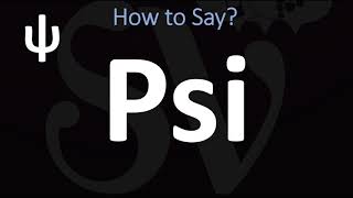 How to Pronounce Psi CORRECTLY  ψ Greek Alphabet Pronunciation [upl. by Nonnairb32]