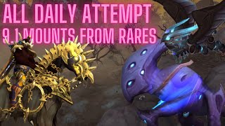 Every 91 Rarespawn Mount You Can Attempt Daily  Korthia  The Maw  Chains of Domination [upl. by Espy539]