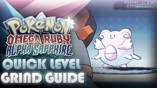 Pokemon ORAS FAST Level Grinding  Blissey Secret Bases  Mootypwns [upl. by Haniraz591]