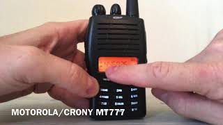 Programming the CronyMotorola MT777 [upl. by Naanac]