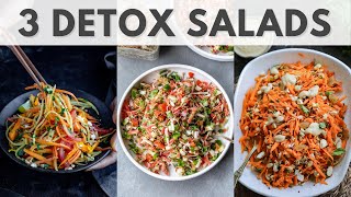 Super Easy Detox Salad Recipes Part 1  Healthy Dinner Recipes to Lose Weight [upl. by Partan]