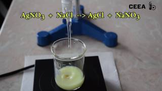 TITRATION OF CHLORIDE IONS WITH SILVER NITRATE [upl. by Bella545]