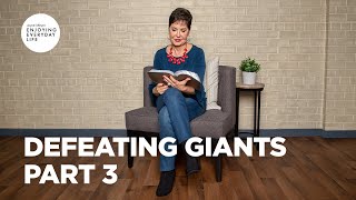 Defeating Giants  Part 3  Joyce Meyer  Enjoying Everyday Life [upl. by Einimod]