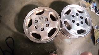 How to remove corrosion from aluminum rims [upl. by Llechtim]