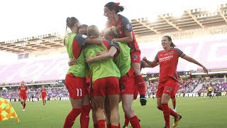 NWSL CHAMPIONSHIP HIGHLIGHTS  North Carolina Courage 0 Portland Thorns FC 1 [upl. by Ahsirak]