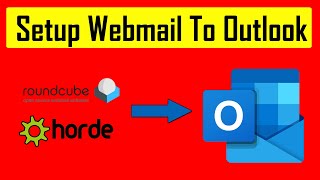 How to setup webmail to outlook [upl. by Lorrad]