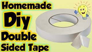 Homemade Double sided tape  how to make double sided tape at home easyMake diy double tape at home [upl. by Lenahc]