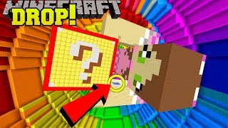 Minecraft DROPPING ONTO GIANT JEN  POPULARMMOS VS CRAINER DROPPER  Custom Map [upl. by Nelia]