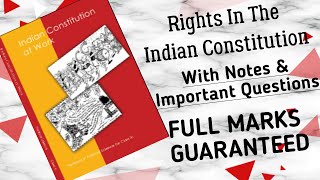 NCERT CLASS 11 POLITICAL SCIENCE CH 2 RIGHTS IN THE INDIAN CONSTITUTION PART1 NOTES amp IMP QUESTION [upl. by Ahserb729]