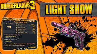 Borderlands 3  Light Show Legendary Weapon Guide Quad Bullet Spam [upl. by Wira]