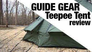 EXCLUSIVE Guide Gear Teepee Tent Review [upl. by Bengt984]