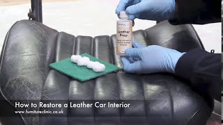 How to Restore a Leather Car Interior [upl. by Mcgregor]