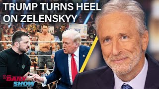 Jon Stewart on Trump’s Heel Turn on Zelenskyy In Favor of Putin’s New World Order  The Daily Show [upl. by Ahsiral675]