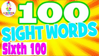 100 SIGHT WORDS for Kids  High Frequency Words for Children [upl. by Queen]