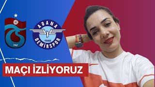 Trabzonspor amp Adana Demirspor maçını izliyoruz [upl. by Yenattirb]