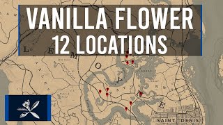 RDR2 Vanilla Flower Locations  Red Dead Online Daily Challenges [upl. by Ynnej72]