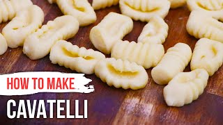 How to Make CAVATELLI PASTA from Scratch [upl. by Caz331]