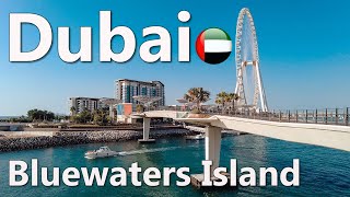 Dubai Bluewaters Island Walk 4K🇦🇪 [upl. by Wind]