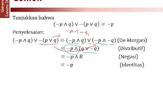 Ekuivalensi pada Logika Matematika [upl. by Muraida110]