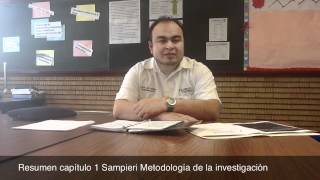 Resumen capítulo 1 Metodología de la Investigación [upl. by Deeanne73]