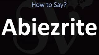 How to Pronounce Abiezrite BIBLE [upl. by Dov789]