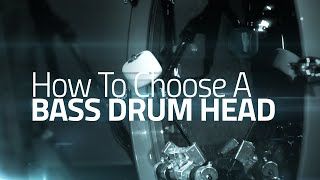 How To Choose A Bass Drum Head  Drumeo [upl. by Lenoj]