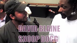 David Blaine Showing Snoop Dogg His Magic [upl. by Jon619]