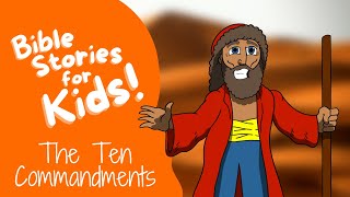 Bible Stories for Kids The Ten Commandments [upl. by Poree977]