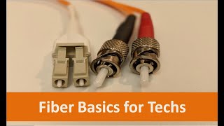 Fiber Optic Basics for Field Techs [upl. by Euqina]