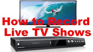 How to Record Live TV Shows Best Way [upl. by Lesnah]