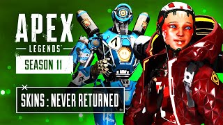 Apex Legends Rarest Skins amp Recolors NEVER RETURNED [upl. by Socem]