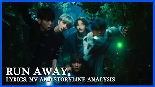 TXT RUN AWAY Meaning and Storyline Explained Lyrics and MV Breakdown and Analysis [upl. by Hankins]